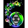 M&ouml;nchengladbach Fu&szlig;ballverein Logo DIY Diamond Painting Sets 30x40cm