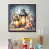 Flower Lanterns-11CT Stamped Cross Stitch 40*40cm/15.75*15.75in