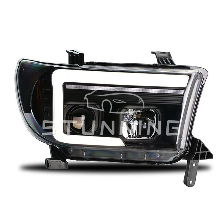 Upgrade dynamic sequential LED DRL headlight headlamp assembly for toyota TUNDRA 2007-2013 SEQUOIA HID xenon head light ITN Auto