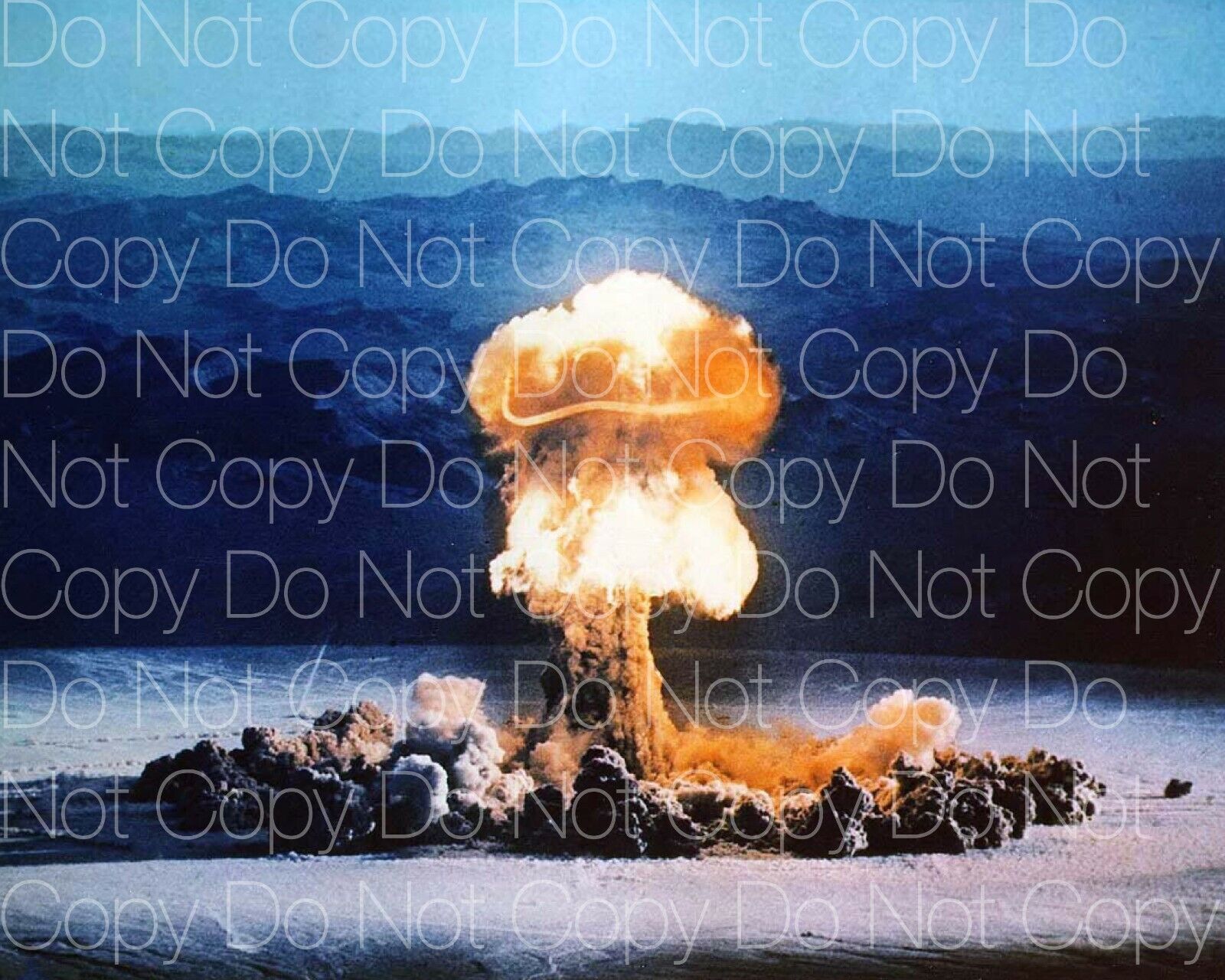 Nuclear Atom Bomb Nuke Test A Bomb 8X10 Photo Poster painting poster picture RP