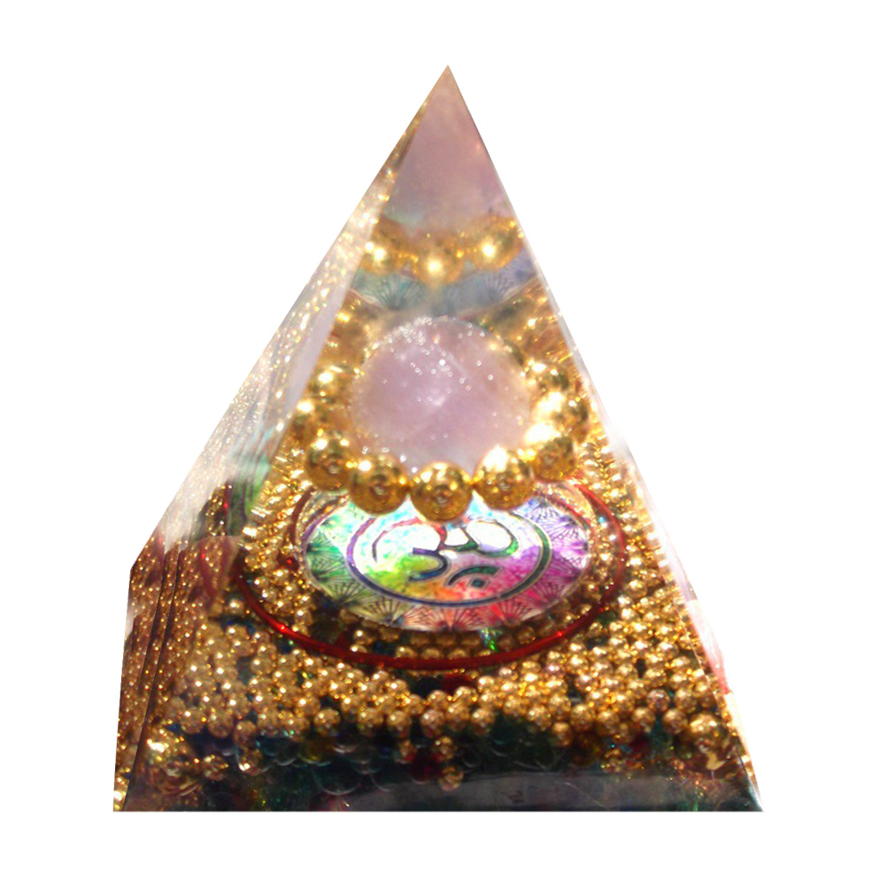 

5cm Natural Orgonite Pyramid Chakra, 501 Original