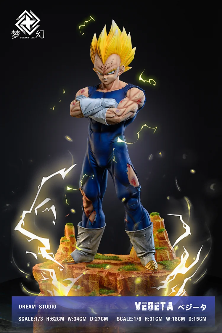 Dream Studio - DRAGON BALL - Vegeta 1/6 & 1/3 Statue(GK)-