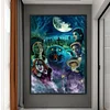 Pet Sematary Graveyard Cat Horror Movies-11CT Stamped Cross Stitch 40*60cm (Big Size)
