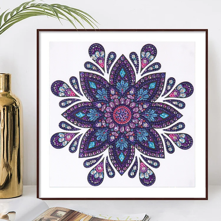 Special-Shaped Diamond Painting - Mandala - 30*30Cm