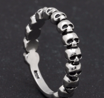 Skull Heads Ring