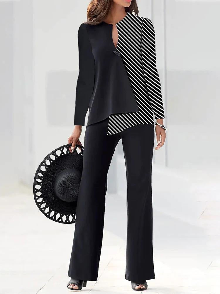 Women Half Sleeve V-neck Solid Color Dress