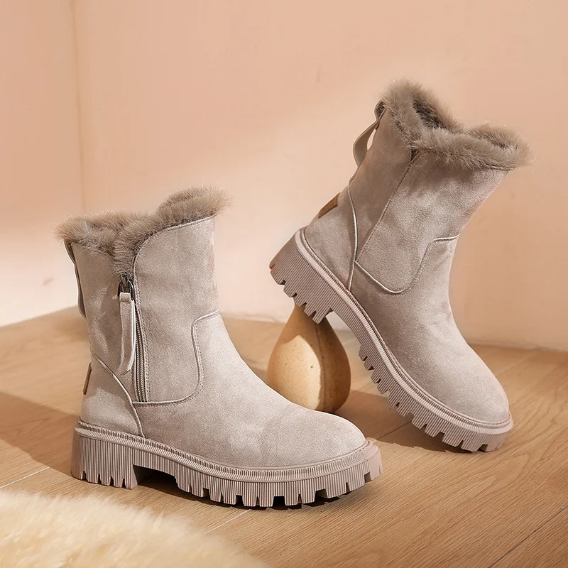 Letclo™Women Winter Warm Fashion Snow Boots letclo Letclo