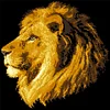 Lion - 9CT Partial Beaded Cross Stitch Kit(45x47cm)