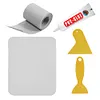 5Pcs/Set Boat Repair Patches Waterproof PVC Raft Repair Patches Kayak Repair Kit