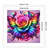 Colorful Butterfly And Roses-11CT Stamped Cross Stitch 45*45cm/17.72*17.72in tapestrymarket