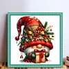 Christmas Gnome Gifts-11CT Stamped Cross Stitch 40*40cm/15.75*15.75in tapestrymarket