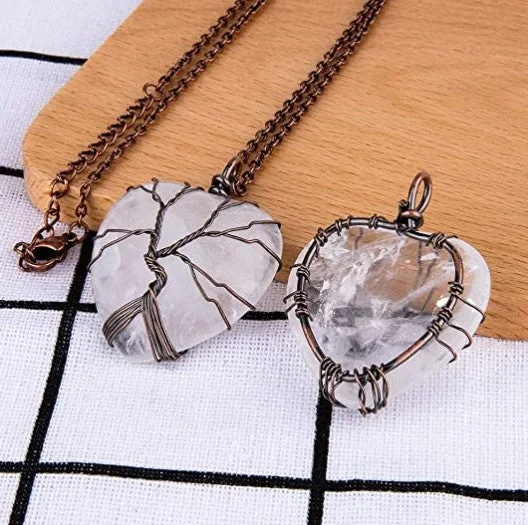 "TREE OF LIFE" HEART NECKLACE