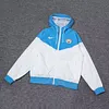 Retro Manchester City Windbreaker Blue Jersey 