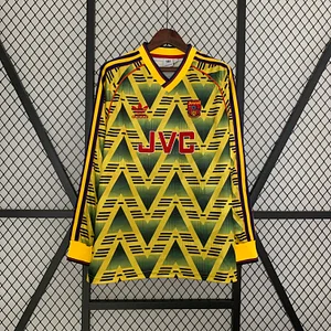 1991/1993 Retro Long Sleeve Arsenal Away Football Shirt 1:1 Thai Quality