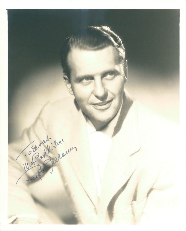 Ralph Bellamy (Vintage, Inscribed) signed Photo Poster painting COA