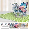 DIY Butterfly Horse Acrylic Diamond Painting Desktop Ornaments