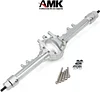 AMK Aluminum Rear Axles CNC Complete Axle Set for 1/10 RC Crawler Car Axial SCX10 II RGT 86100 Redcat GEN8 Element Enduro CC01 (Silver Rear Axle)