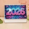 2026 Grandma DIY Diamond Painting Paper Desk Calendar for Home Living Room