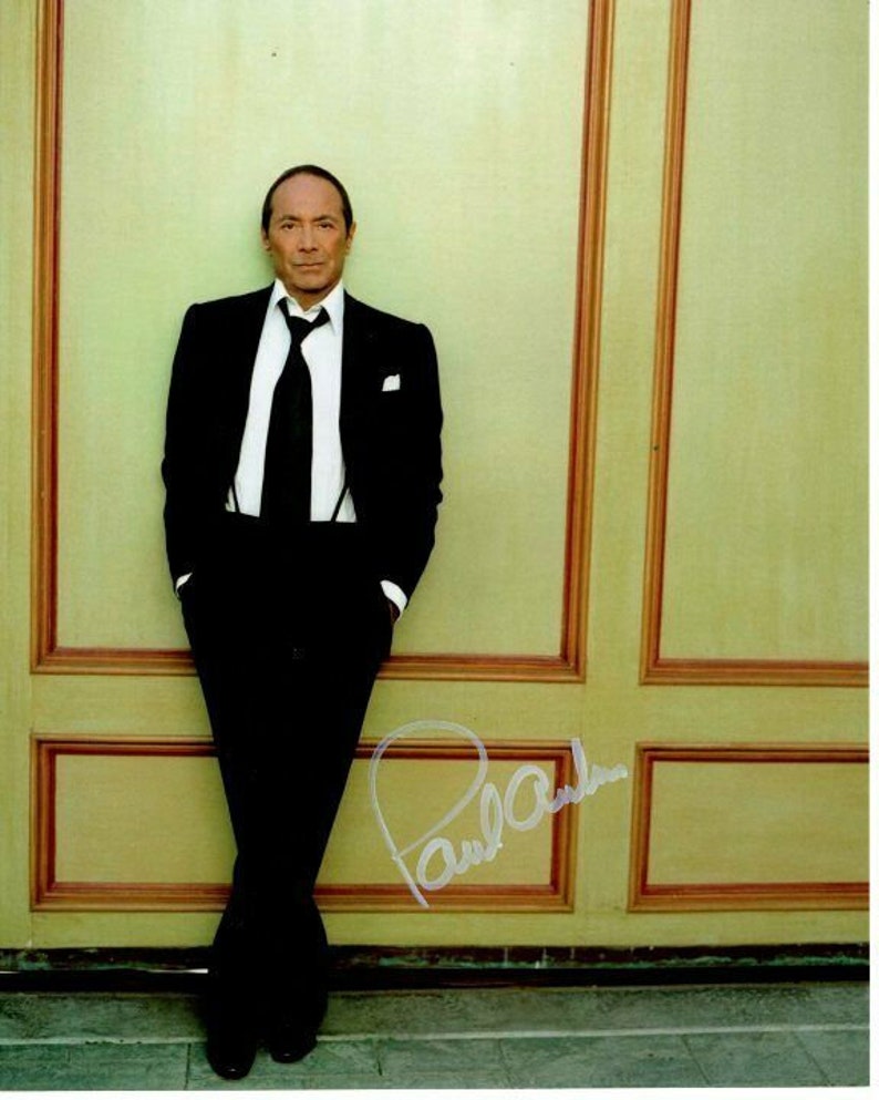 Paul anka signed autographed Photo Poster painting