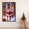 Weihnachtliche Atmosphäre - runder Bohrer Diamond Painting - 40*60cm (große Größe)