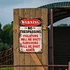 Warning - Metal Tin Signs(8*12Inch/12*16Inch)
