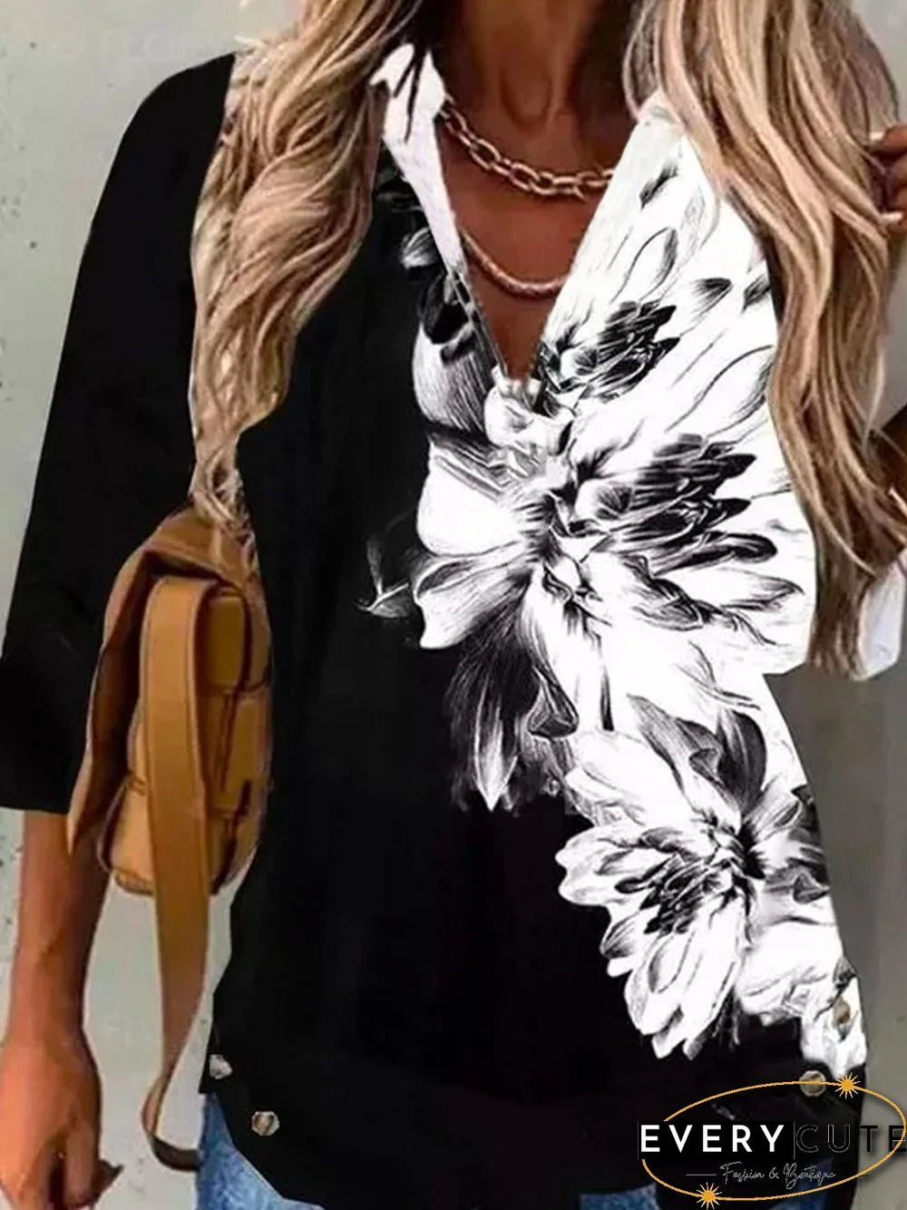 Casual Long Sleeve Blouse