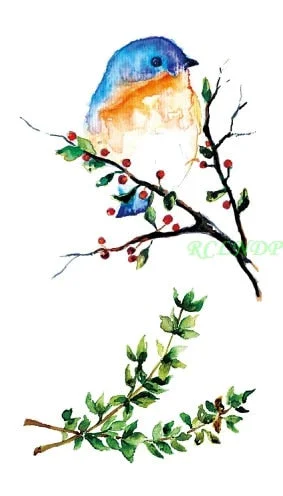 Waterproof Temporary Tattoo Sticker coconut tree Fake Tatto Flash Tatoo Tatouage Wrist Foot Hand For Girl Women Men