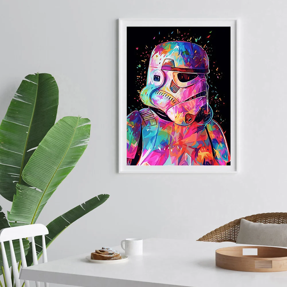 Diamond Painting - Full Round Drill - Movie Star Wars(30*40cm)