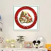 Christmas Tree Bear-18CT Stamped Cross Stitch 20*20cm tapestrymarket