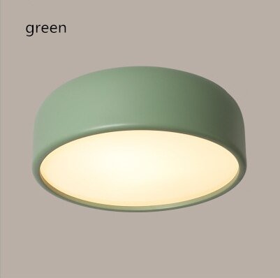 LED E27 Round Modern Ceiling Lamp Fixture Nordic Home Office Living Room Bedroom Aluminium Ceiling Lighting