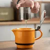Ceramic Coffee Cup Set One Cup And One Pot