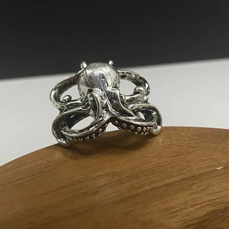 🐙925 Sterling Silver Octopus Ring🐙