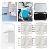 4Pcs Cooler Hinges Screws Set Plastic Hinges with Stainless Steel Screws Set