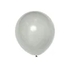 10 Pack | 18" Matte Pastel Silver Helium or Air Latex Party Balloons