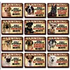 Dog Warning- Vintage Metal Signs(12*16Inch)