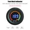 LED Digital Color Display Voltmeter Volt Panel Meter for 12V Car Motorcycle