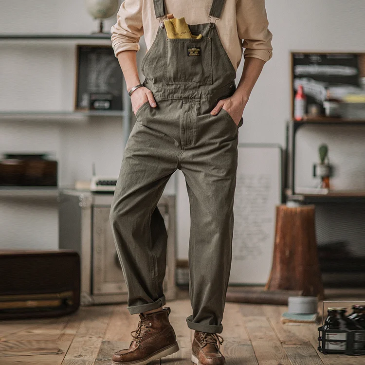 Loose Washed American Vintage Cargo Overalls