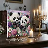 Framed Diamond Painting - Special Shaped - Panda (25x25cm)