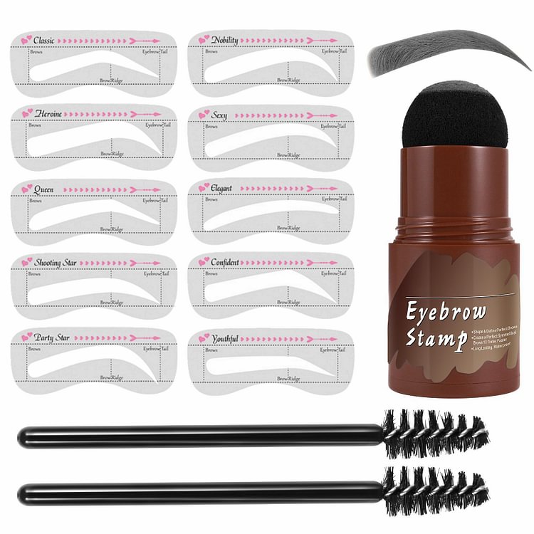 🔥   Last day 49% OFF 🔥  Perfect Brows Stencil & Stamp Kit