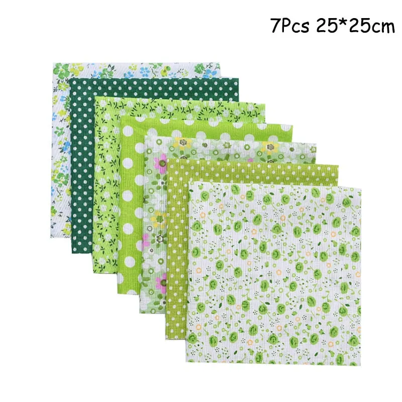 25x25cm and 25x20cm Printed Cotton Fabric Cloth Sewing Quilting Fabrics for Patchwork Needlework DIY Handmade Accessories
