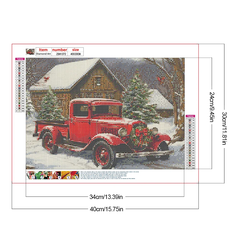 Diamond Painting - Full Round Drill - Car(Canvas|40*30cm)