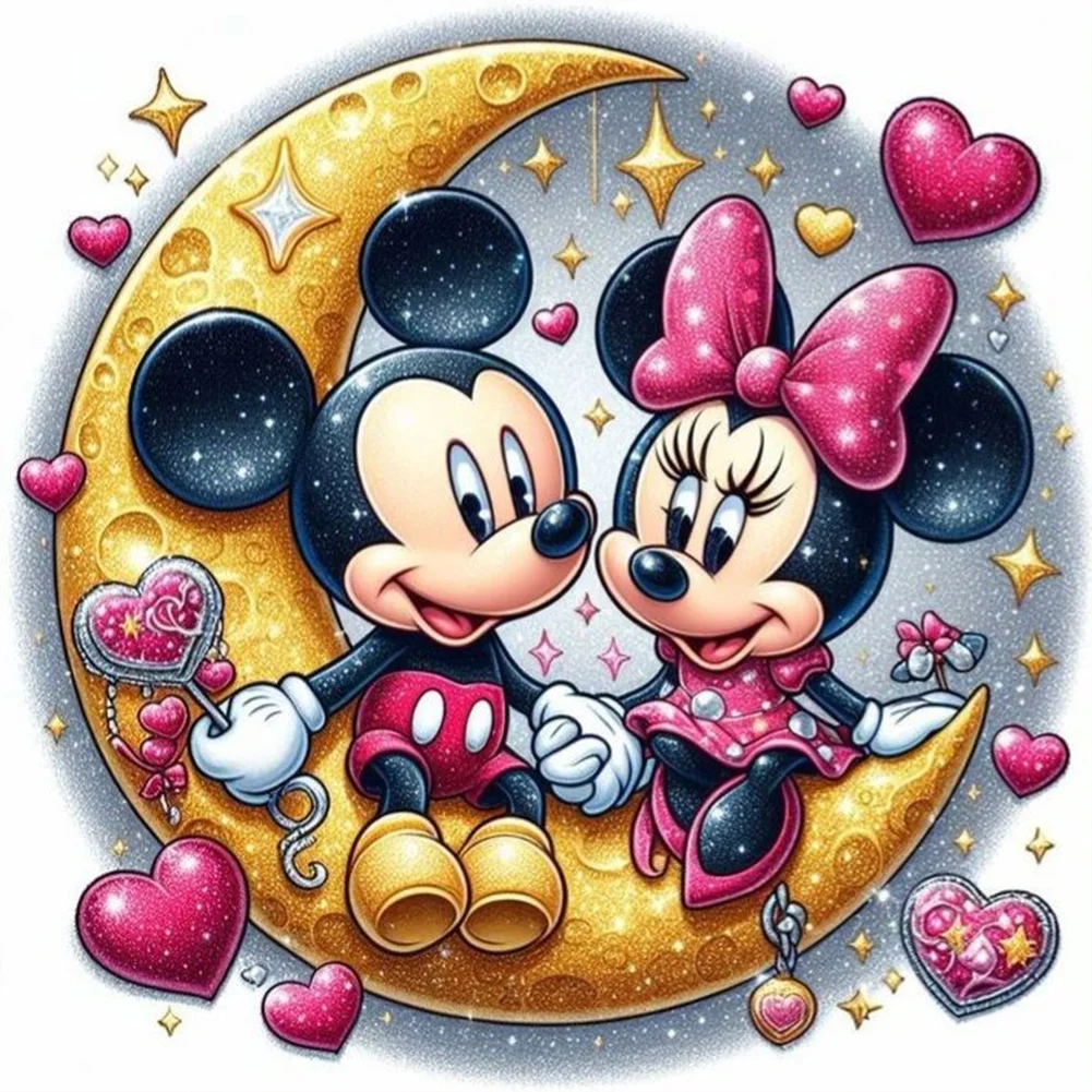 Diamond Painting - Full Round Drill - Mickey Mouse(Canvas|30*30cm)
