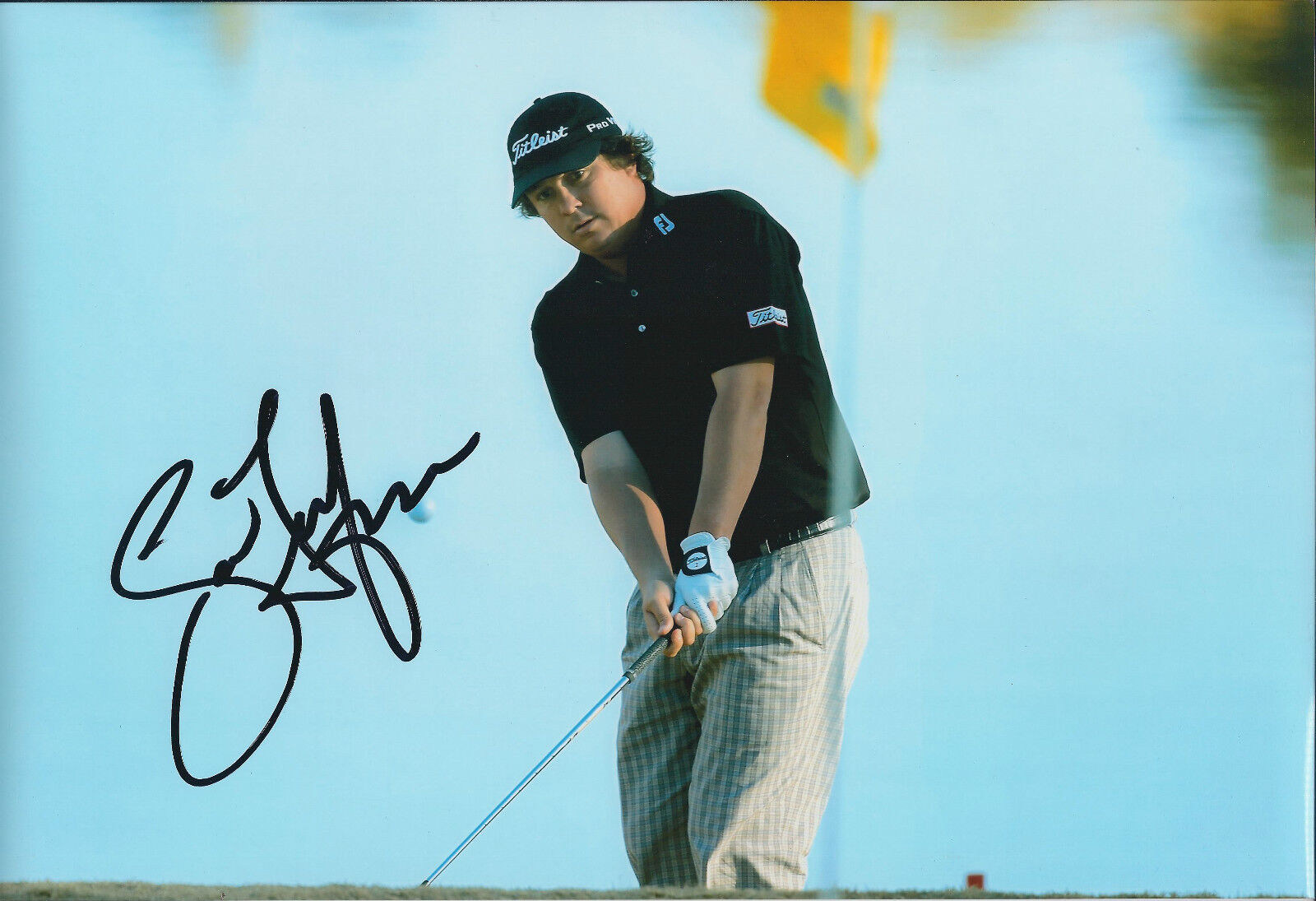 Jason DUFNER SIGNED 12x8 Photo Poster painting AFTAL Autograph COA Zurich Classic Winner GOLF