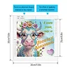 Diamond Painting-DIY Crystal Rhinestone Vacation Cow