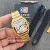 Cartier Santos Medium Yellow Gold with White Dial (35mm) Super clone