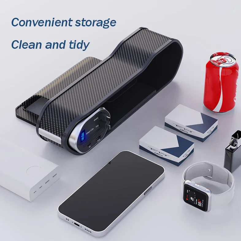Super Fast Charging Car Charger Car Seat Seam Multifunctional Storage Box