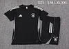 Joyfball 2025/2026 Germany short sleeved training jersey Black+Shorts  1:1 Thai Quality