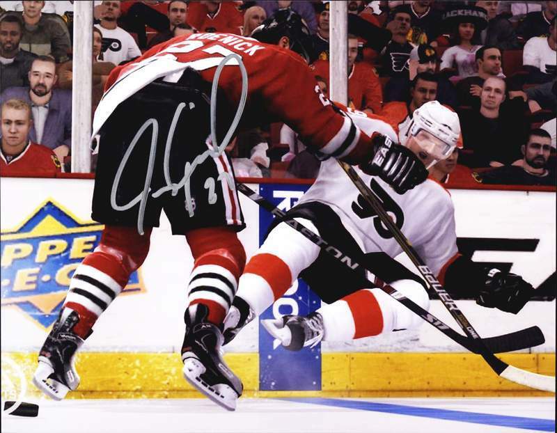 Jeremy Roenick authentic signed NHL hockey 8x10 Photo Poster painting W/Cert Autographed A0005