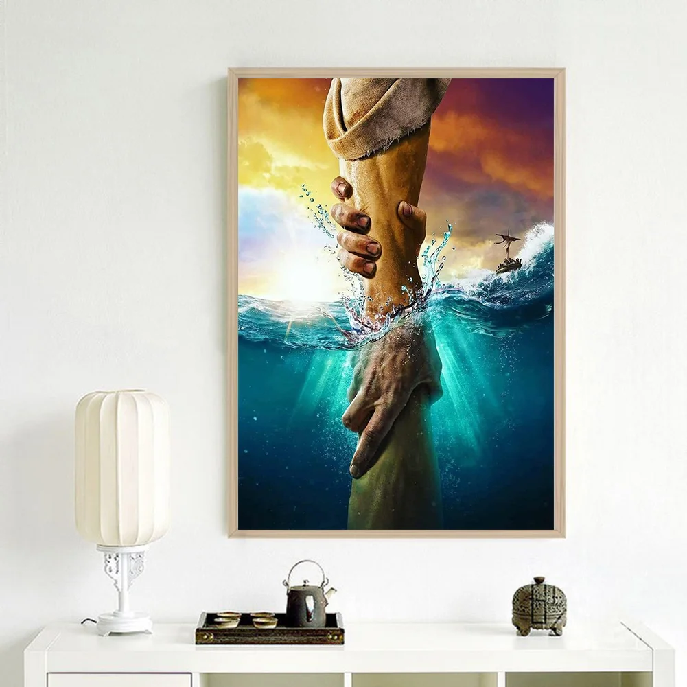 Diamond Painting - Full Round Drill - Helping Hand(30*40cm)