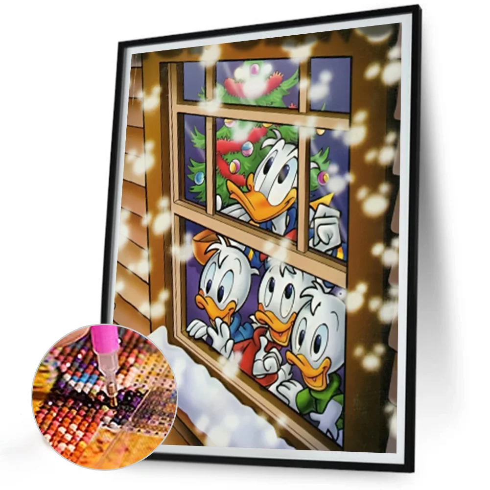 Diamond Painting - Full Round Drill - Donald Duck(Canvas|30*40cm)